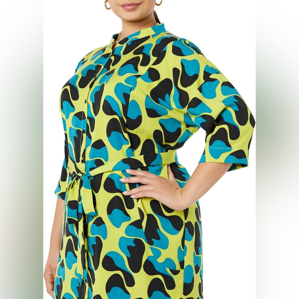 TEREA Women's Adeline Waist Tie Shirt Dress